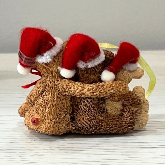 Vintage Lot Teddy Bear Ornaments Hallmark Kurt Adler Sailor Plush Old World - Picture 5 of 15